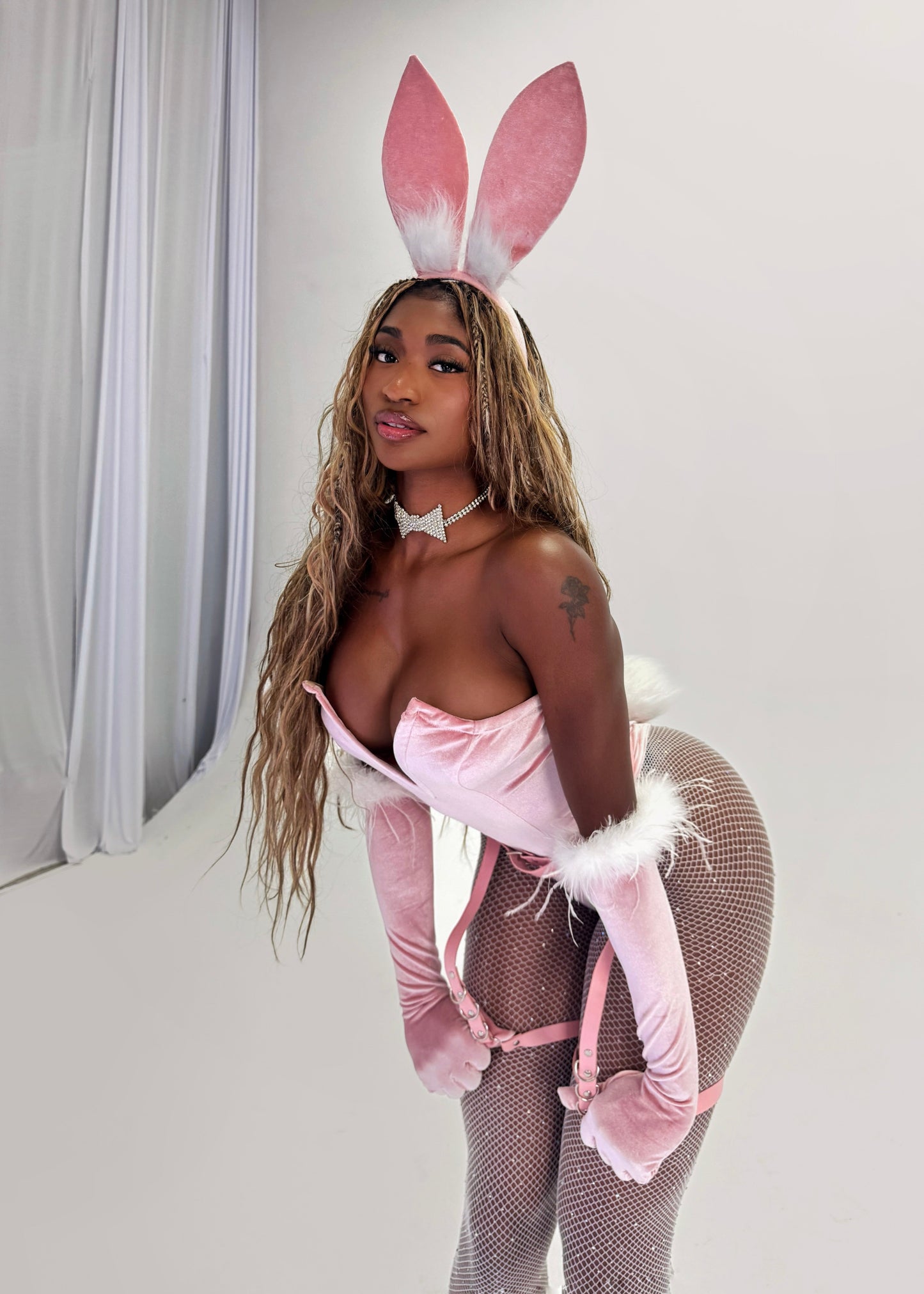 WHAT A WAIST PINK BUNNY HARNESS