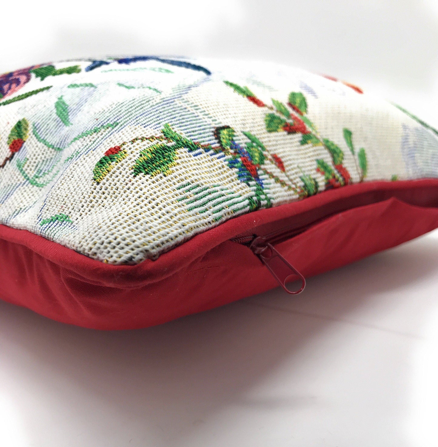 DaDa Bedding Elegant Tropical Paradise Birds Floral Tapestry Throw Pillow Covers 16" (18116)