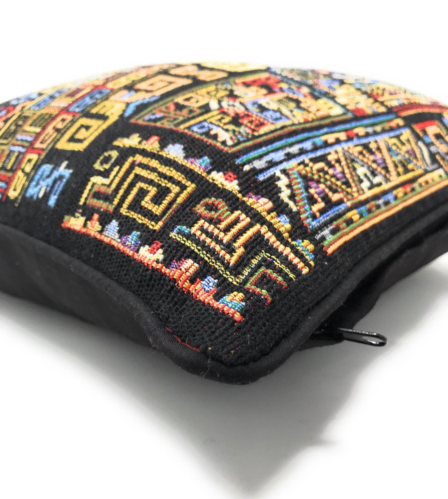 DaDa Bedding Ethnic Ornaments Geometric Black Tapestry Throw Pillow Covers 16" (18118)