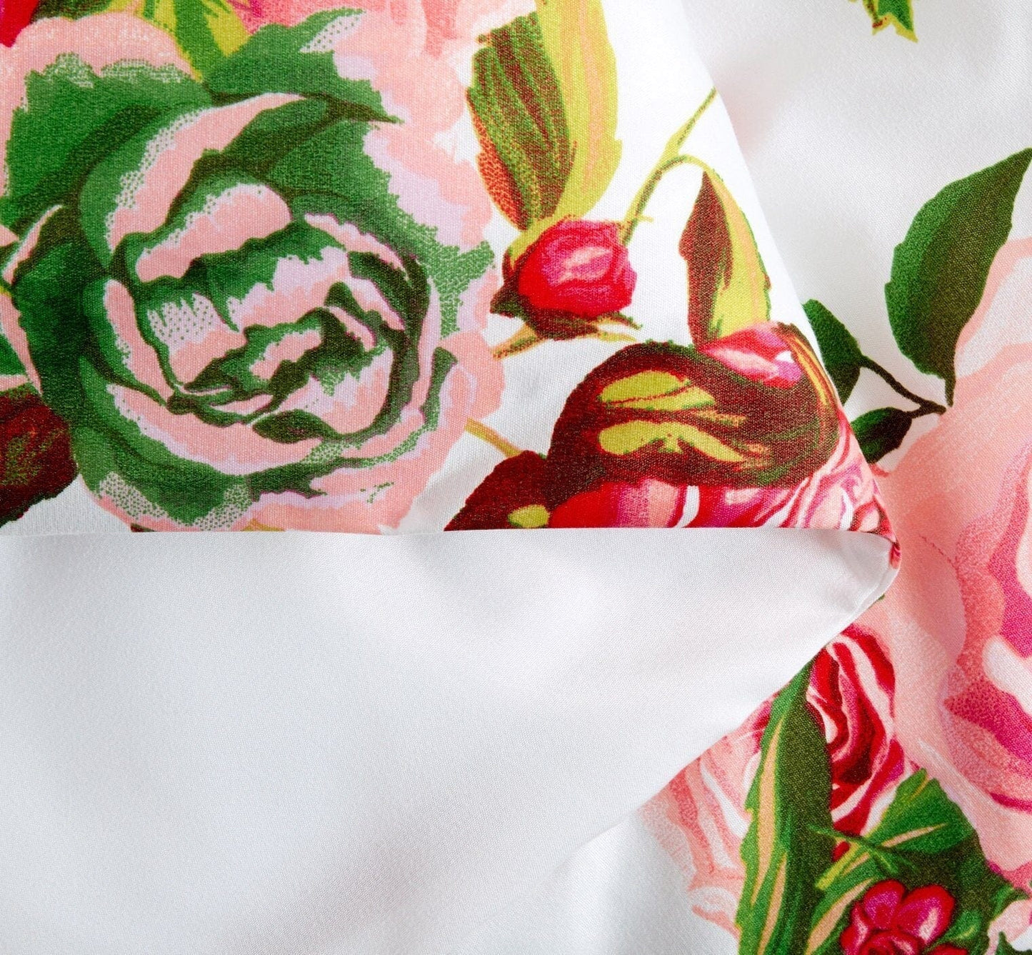 DaDa Bedding Romantic Roses Lovely Spring Pink Floral Duvet Cover Set w/ Pillow Cases (JHW-879)