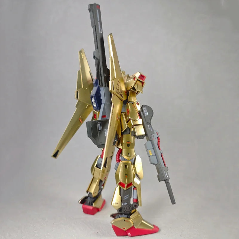 Hyakushiki MSN-100 HG 1/144 Champagne Color Mech Assembly Model Kit Action Figures Kids Puzzle Toys Decorative Gift Collectible