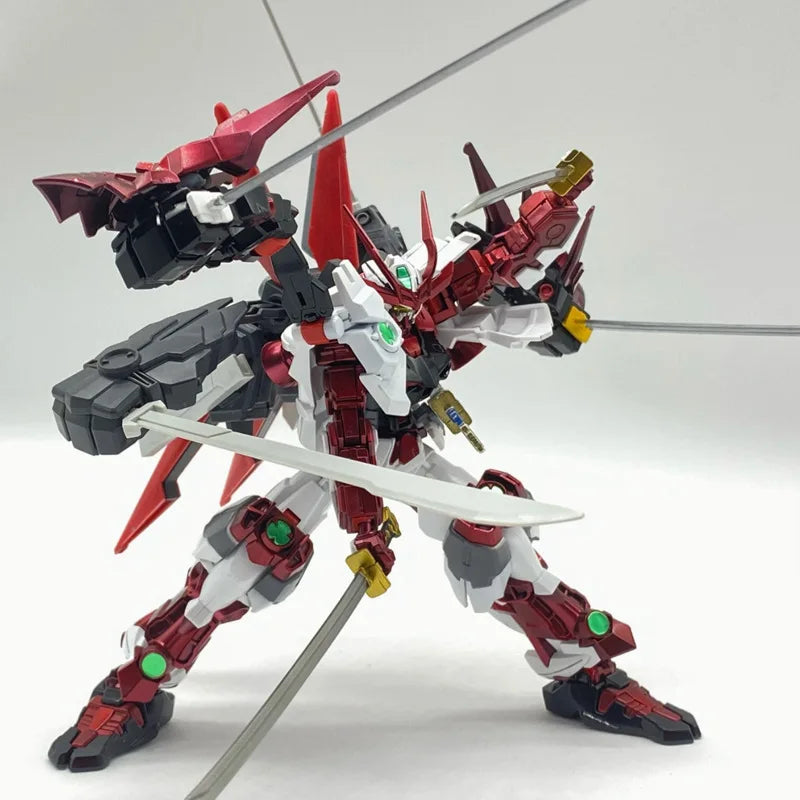 Sengoku Astray Red Frame Action Figure Hg 1/144 Assembly Model Joint Mobility Collectible Toys Ornament Doll Child Birthday Gift