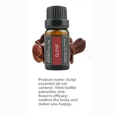 Huiles essentielles végétales 10ml en emballage individuel - thym, valériane, arbre à thé, lavande, huiles naturelles de massage et d'aromathérapie pour la relaxation