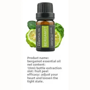 Huiles essentielles végétales 10ml en emballage individuel - thym, valériane, arbre à thé, lavande, huiles naturelles de massage et d'aromathérapie pour la relaxation
