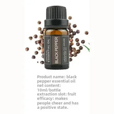 Huiles essentielles végétales 10ml en emballage individuel - thym, valériane, arbre à thé, lavande, huiles naturelles de massage et d'aromathérapie pour la relaxation