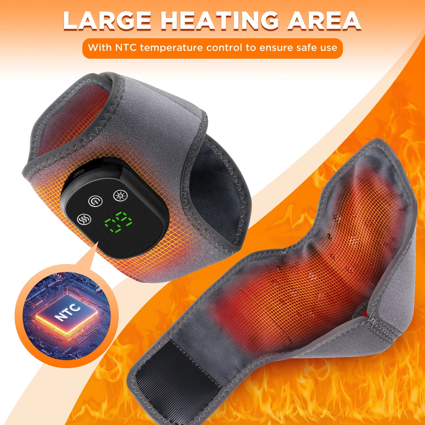 Wireless Heated Leg Massager Set (2-Pack) - Advanced Circulation Therapy