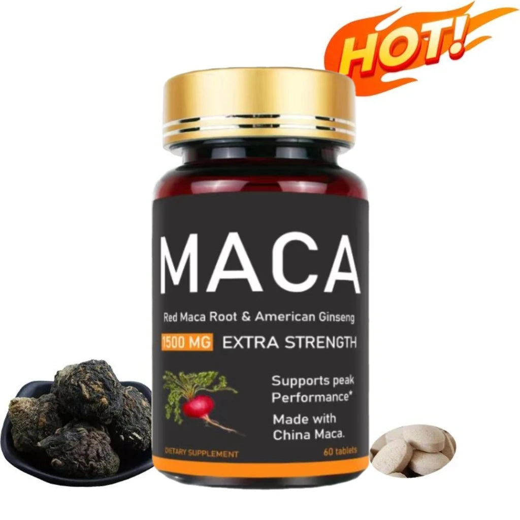 Comprimés originaux d'ashwagandha, de ginseng et de maca, complément masculin, gélules pour l'immunité des hommes