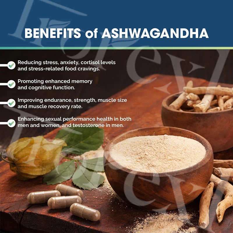 Ashwagandha & Maca Root Male Enhancing Supplement,Max Strength,Boost High Stamina, Vitality for Men