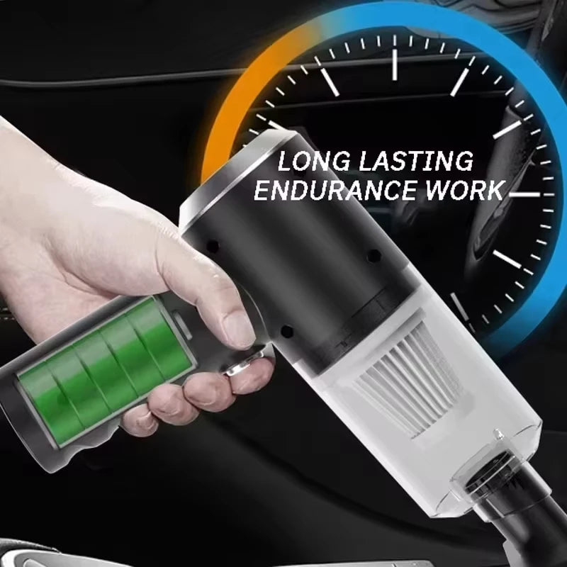 USB Charging Vacuum Cleaner for Car and Household - 2 in 1