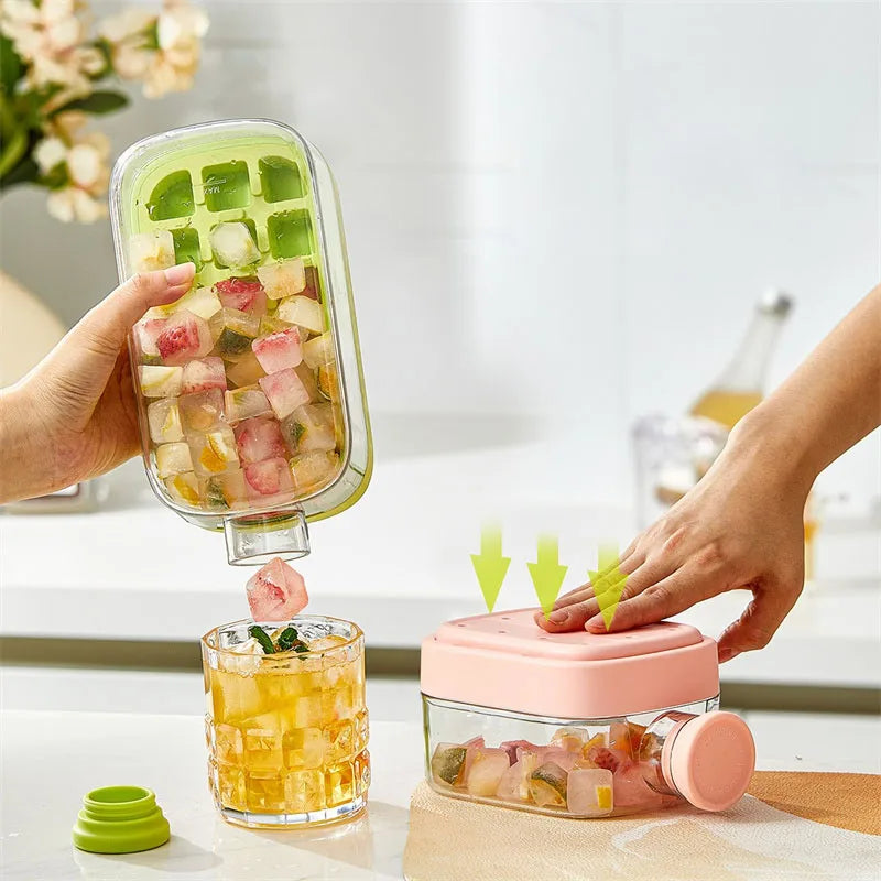 Cool Summer Ice Bottle – Ice Cube Refreshing Drink Bottle