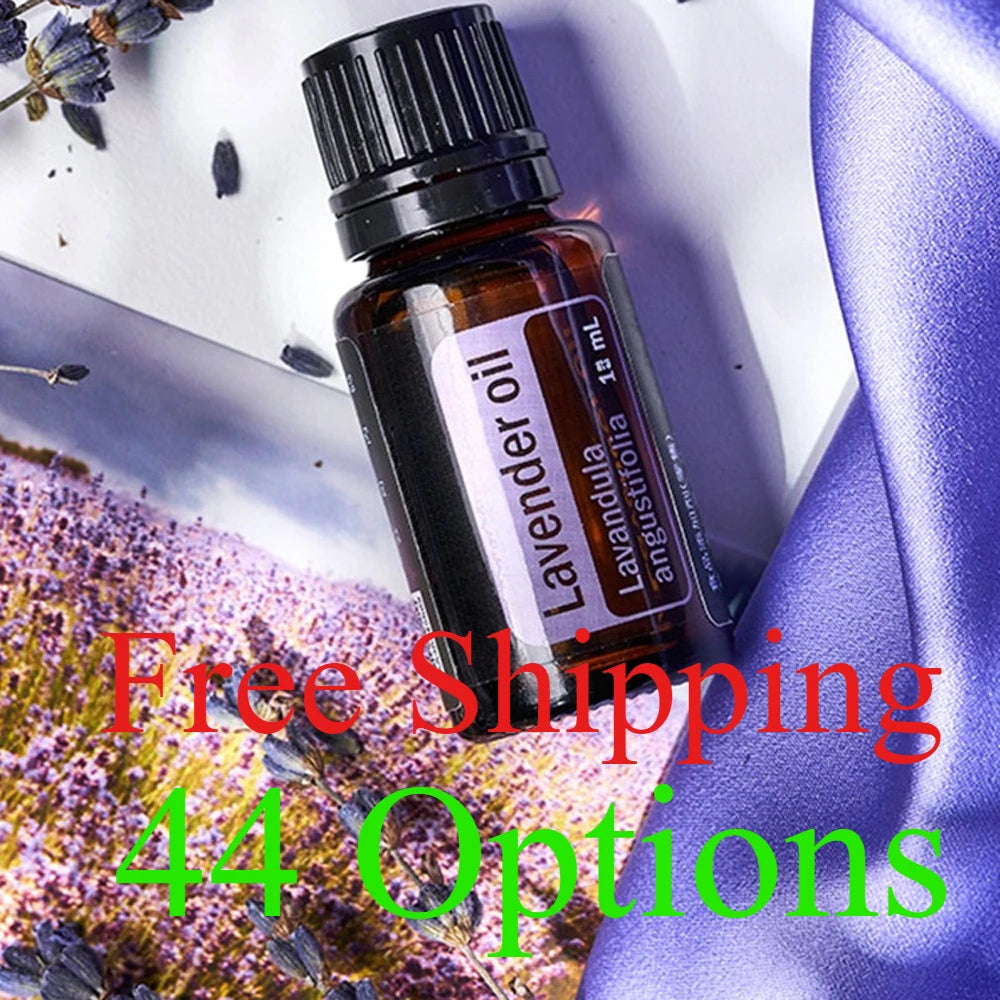 Huiles essentielles végétales 10ml en emballage individuel - thym, valériane, arbre à thé, lavande, huiles naturelles de massage et d'aromathérapie pour la relaxation