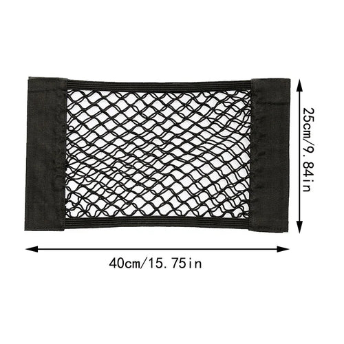 Car Trunk Bag Organizer | Mesh Net | Auto Seat Back Storage - AutoGear