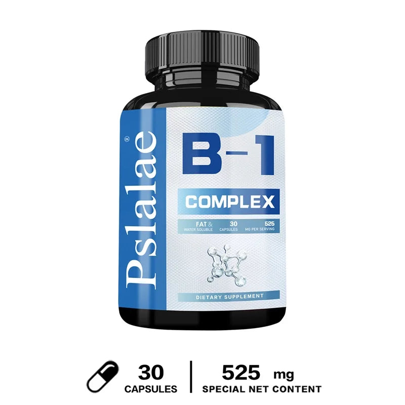 Vitamin B1 Complex - Improves Energy Levels, Boosts Metabolism, and Supports Nervous System Health