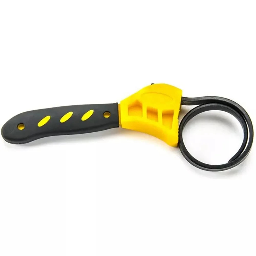 6-inch Adjustable Belt Wrench - Multi-function Bottle Opener