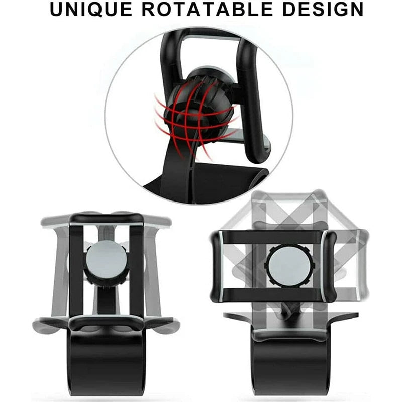 Car Phone Holder Easy Clip Mount - Universal Fit