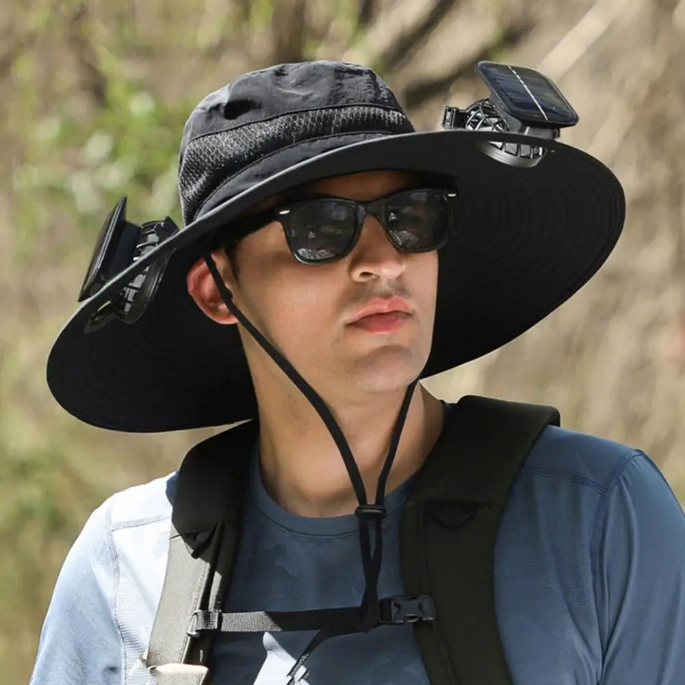 UPF 50+ Solar Fan Sun Hat