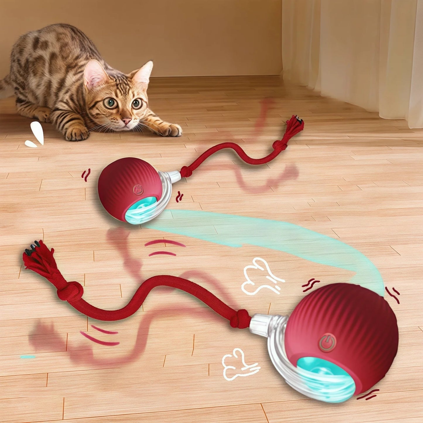 Rollraptor Interactive Pet Toy Ball