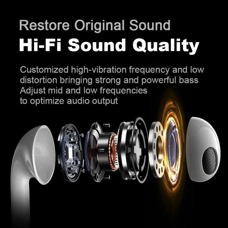 Original Headphones For Xiaomi 15 14 13 12 11 10 Pro Redmi Note K50 Samsung Huawei TypeC Wired Earphone 3.5mm AUX In-Ear Earbuds