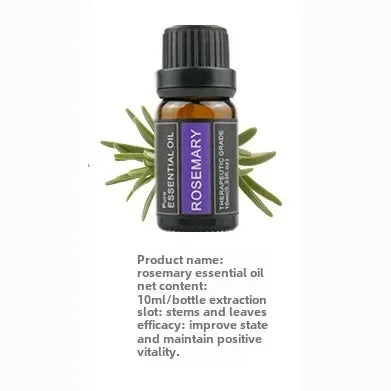 Huiles essentielles végétales 10ml en emballage individuel - thym, valériane, arbre à thé, lavande, huiles naturelles de massage et d'aromathérapie pour la relaxation