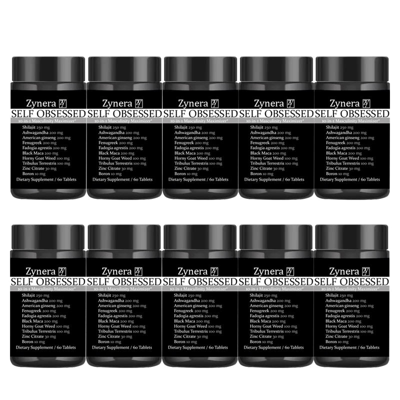 Ashwagandha Shilajit Maca Tablet Pen-is  Supplement Anti-oxidation, Immunity,E-rection Capsules for Men