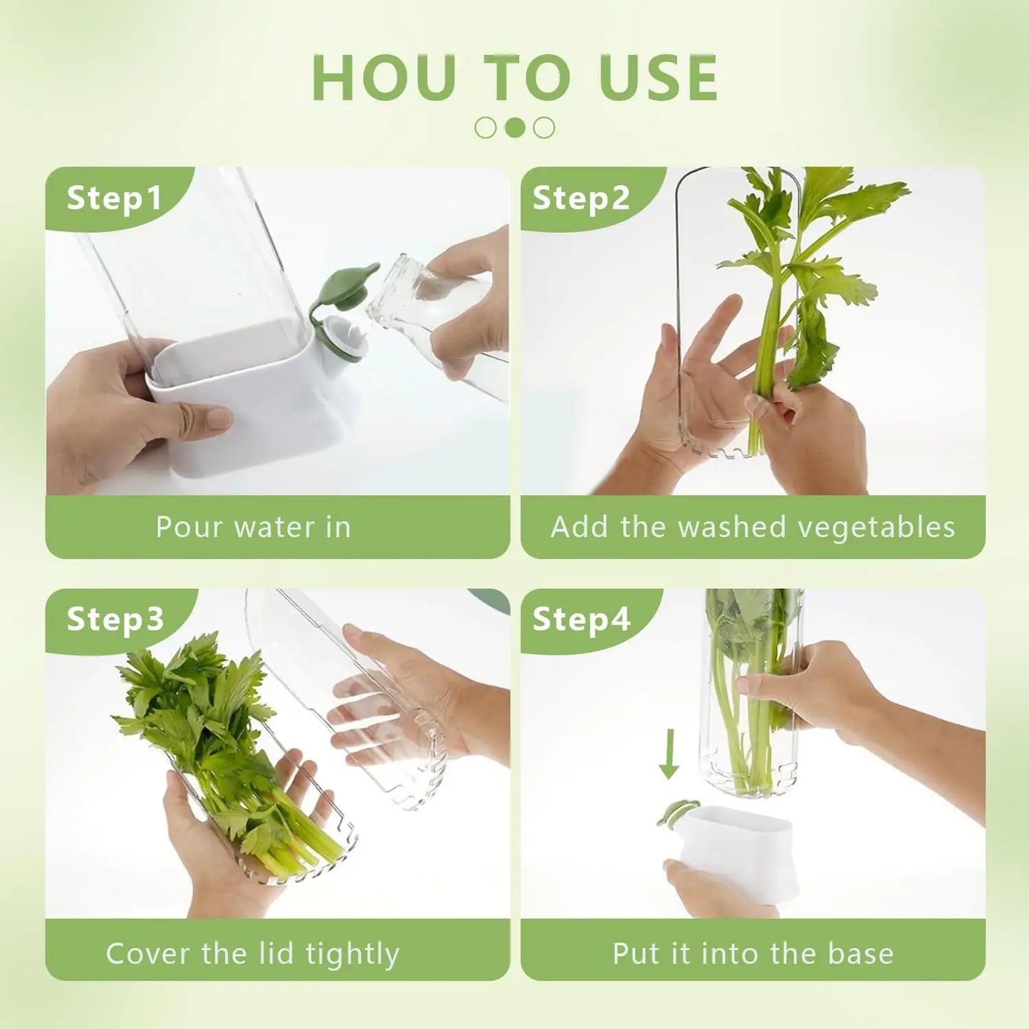 Herb Keeper for Refrigerator Keep Herbs Fresh Longer Premium Herb Saver Versatile Container for Cilantro Parsley Basil Mint