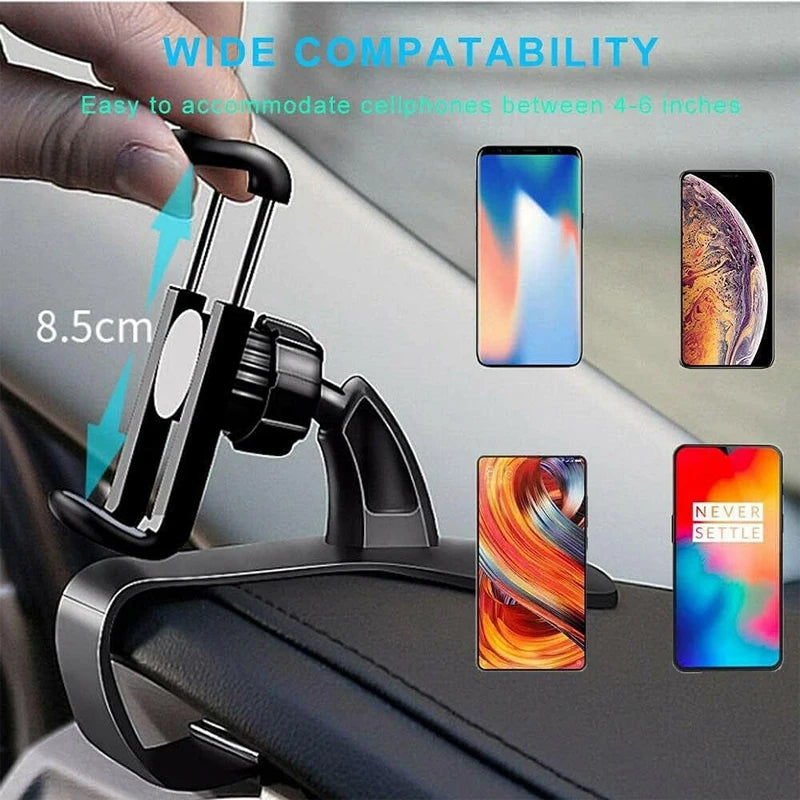 Car Phone Holder Easy Clip Mount - Universal Fit