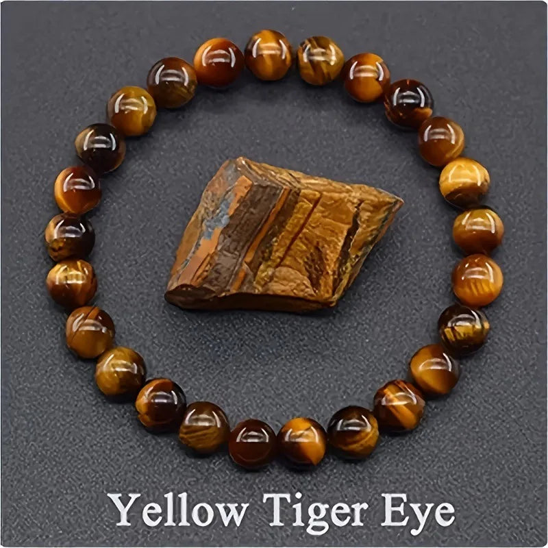 6/8mm Reiki Blue Apatite Bead Bracelet Men Women Natural Stone Blood Circulation Stimulate Enthusiasm Health Care Couple Jewelry