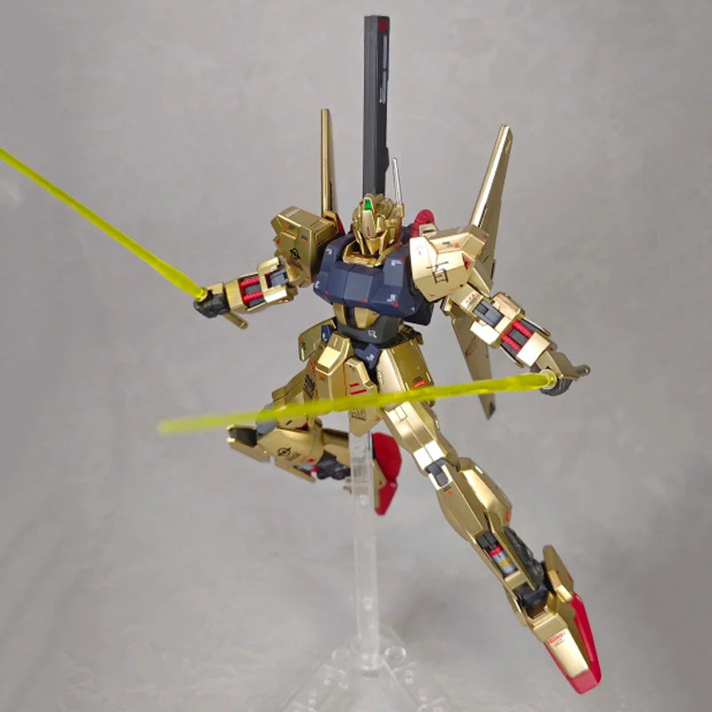 Hyakushiki MSN-100 HG 1/144 Champagne Color Mech Assembly Model Kit Action Figures Kids Puzzle Toys Decorative Gift Collectible