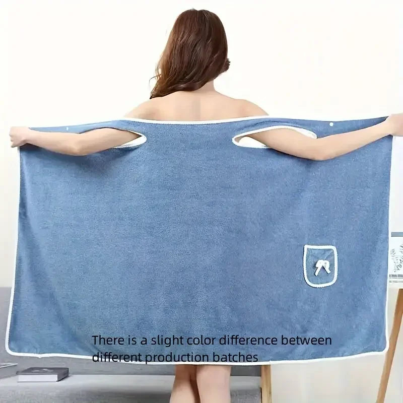 Cozy Wearable Bath Towel Dress