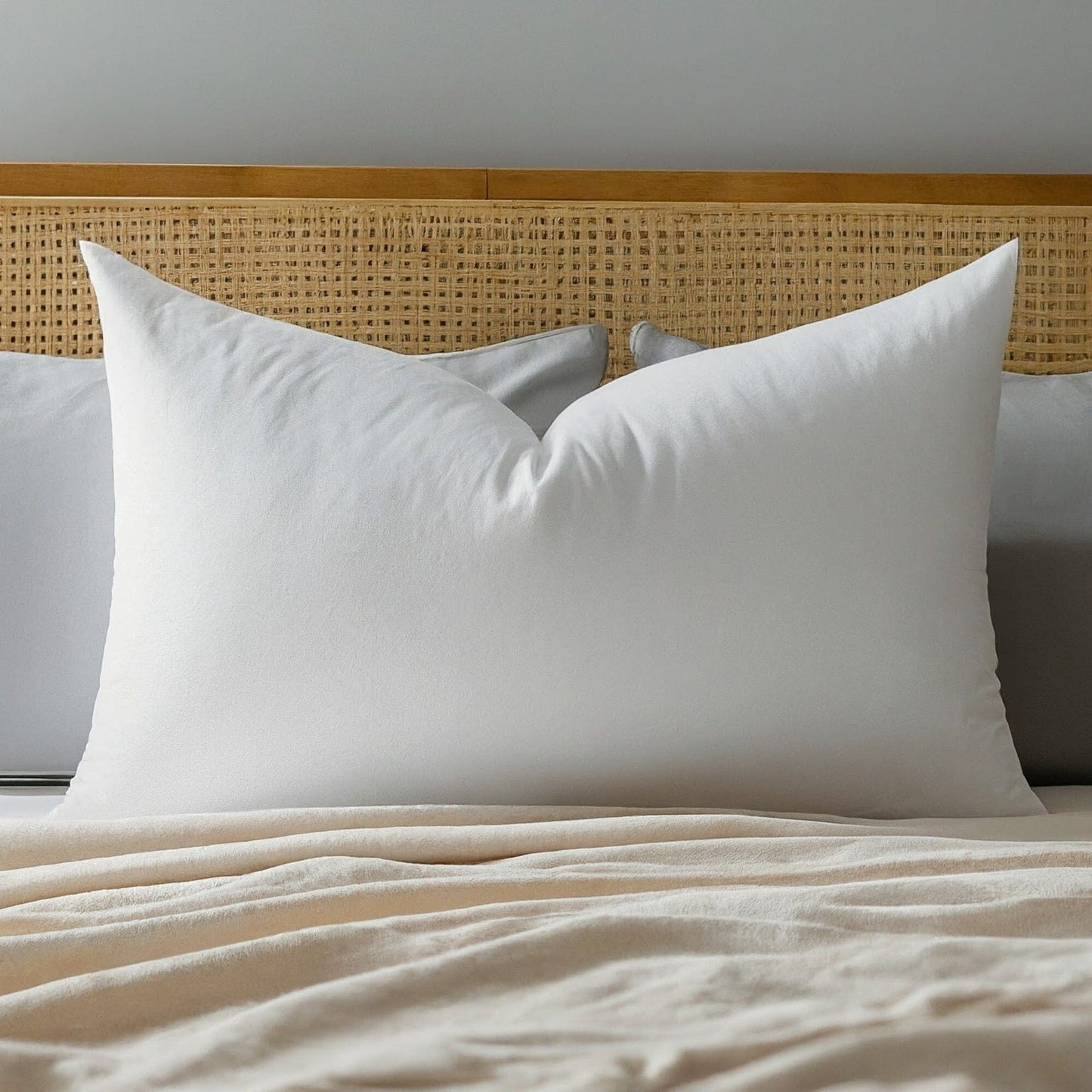 Dada Bedding Luxury 20x28 Pillow Insert - Soft Medium Firm, Premium Polyester, Perfect for Side and Back Sleepers