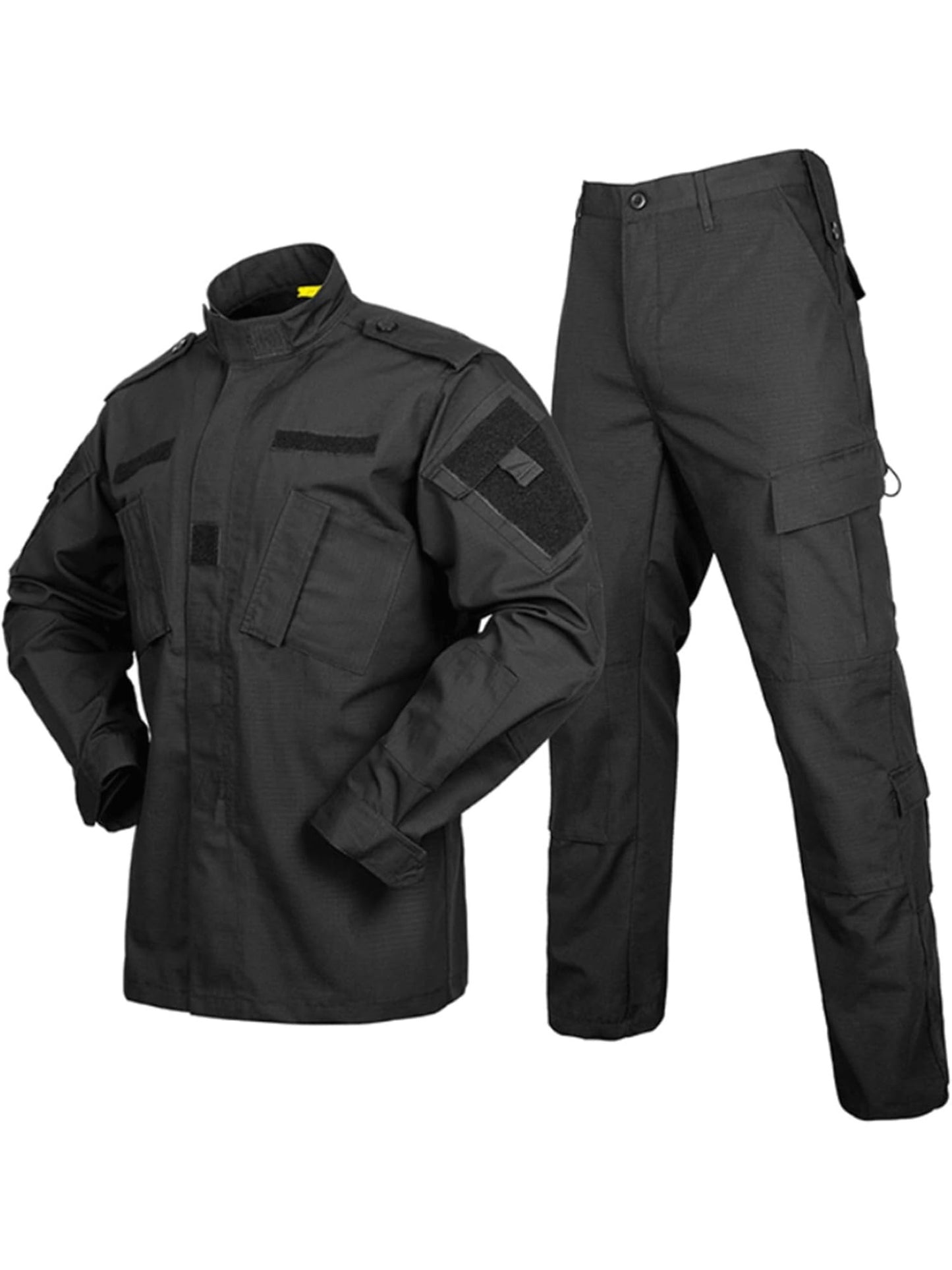 Men's Tactical Combat Jacket And Pant Set Ripstop Military Uniform Outdoor Hunting Paintball Airsoft Casual Clothes, Mechanic, Technician, And Construction Worker Suits, Outdoor Work Pants, Work Uniforms, Military Outfit for