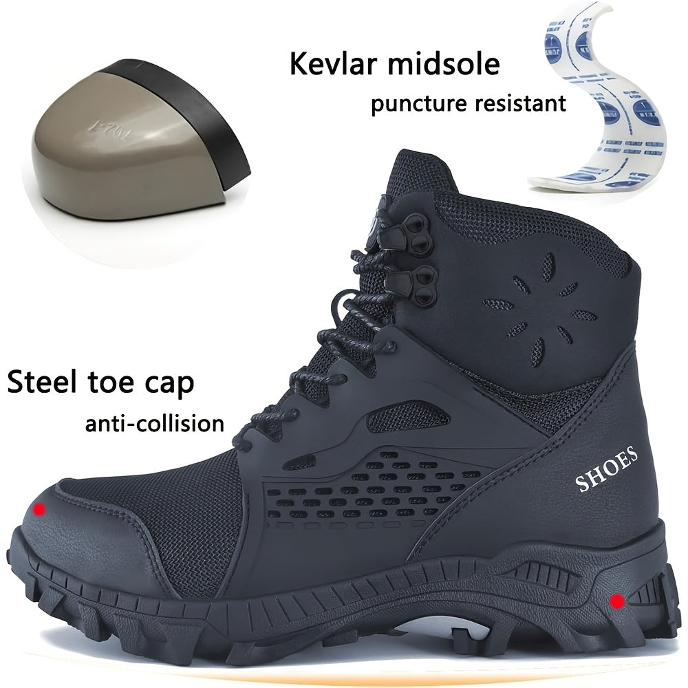 Steel Toe Boots for Men High Quality Work Construction Boots for Women Indestructible Safety Shoes