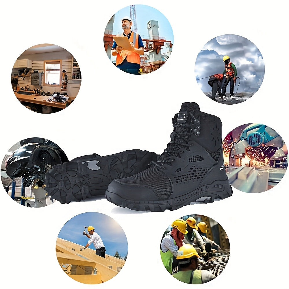 Steel Toe Boots for Men High Quality Work Construction Boots for Women Indestructible Safety Shoes