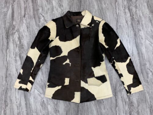 Cowhide Leather Blazer For Women