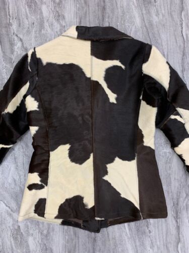 Cowhide Leather Blazer For Women