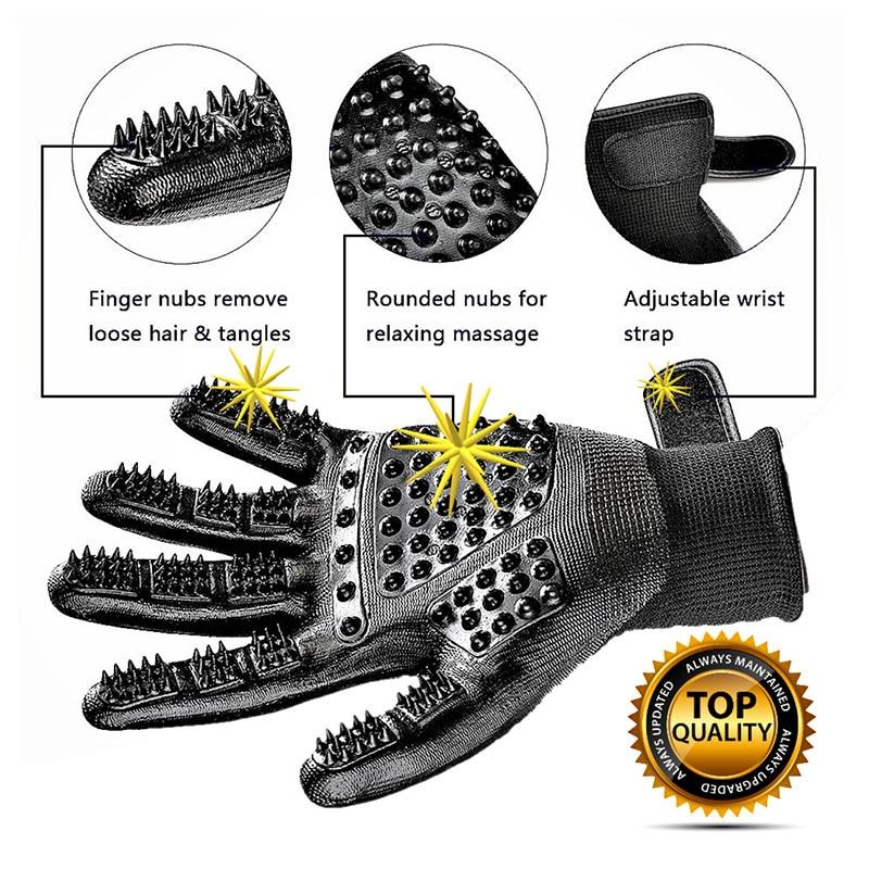 Pet Grooming Gloves - Professional Quality