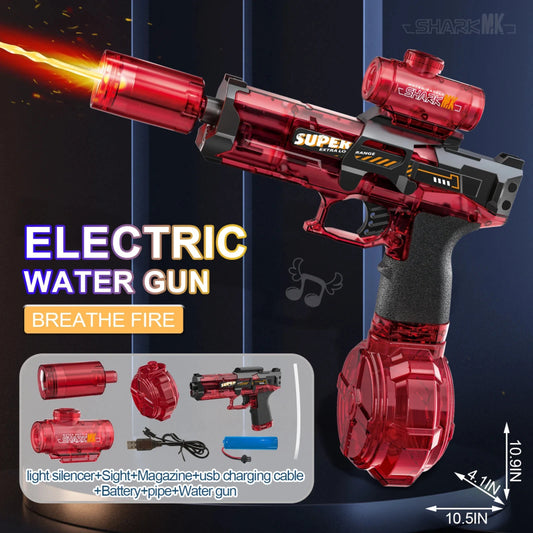Led Electric Water Gun – Large Capacity Automatic Spray Blaster