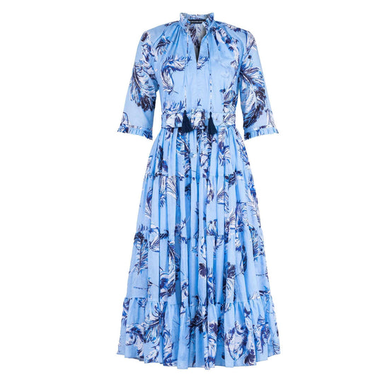 Eva Dress Feather Lightness Soft Blue Dress