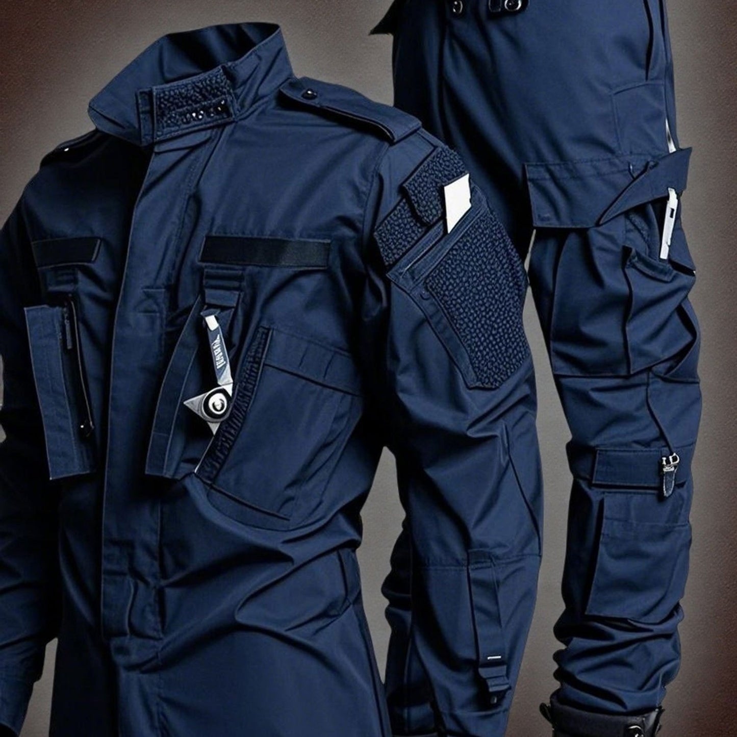 Men's Tactical Combat Jacket And Pant Set Ripstop Military Uniform Outdoor Hunting Paintball Airsoft Casual Clothes, Mechanic, Technician, And Construction Worker Suits, Outdoor Work Pants, Work Uniforms, Military Outfit for