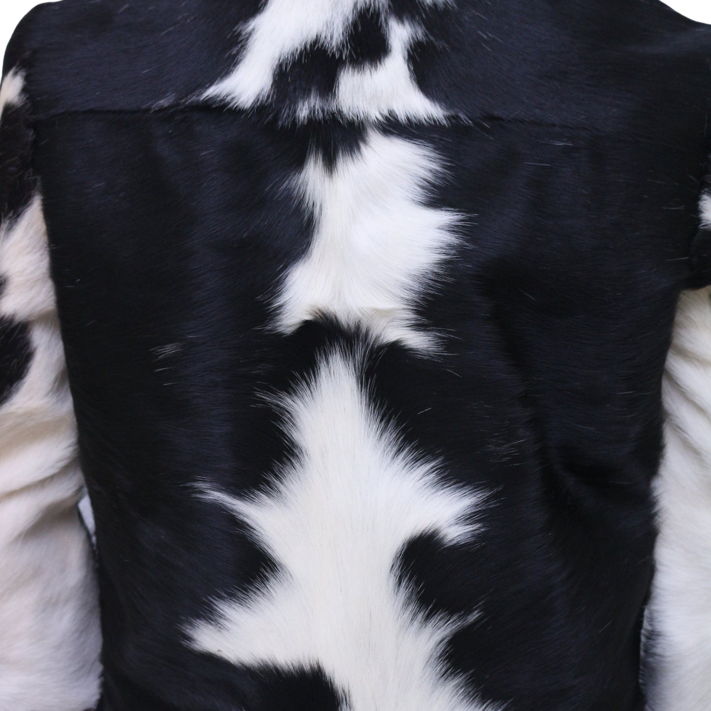 Men’s Statement Cow Print Jacket – Real Hair-On Cowhide