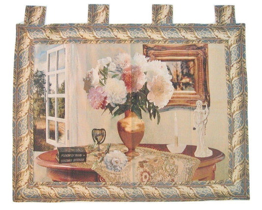 DaDa Bedding Breeze of Admiration Elegant Antique Woven Tapestry Wall Hanging - 36" x 50"